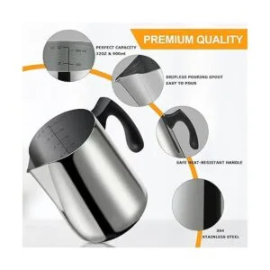 Olla para hacer velas con placa eléctrica caliente para_4