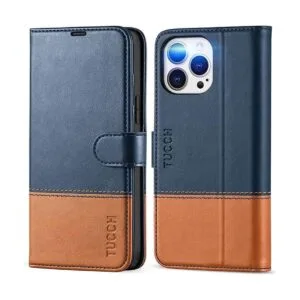 TUCCH Funda para iPhone 13 Pro Max funda tipo cartera de_1