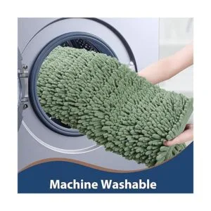 FLOLEOPA Alfombras de baño de microfibra de felpa suave_5