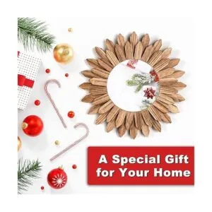 Emfogo Espejo de pared de madera rústica de 12 pulgadas_3