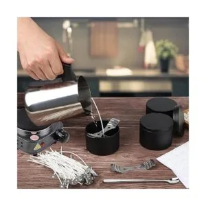 Olla para hacer velas con placa eléctrica caliente para_6