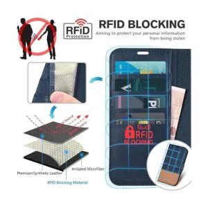 TUCCH Funda para iPhone 13 Pro Max funda tipo cartera de_3