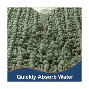 FLOLEOPA Alfombras de baño de microfibra de felpa suave_4