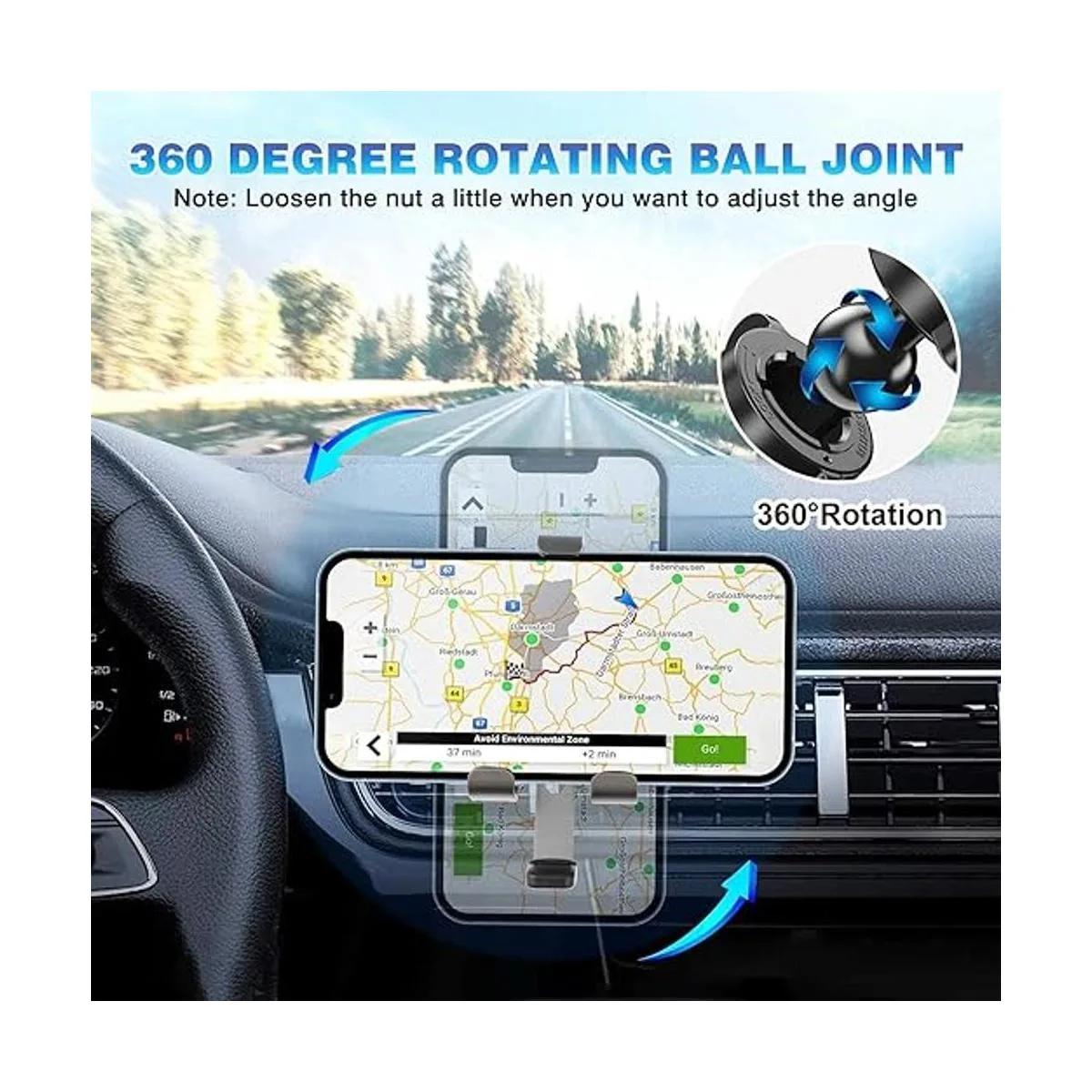 Sunsdrew Soporte de teléfono de automóvil para Mazda CX5_4