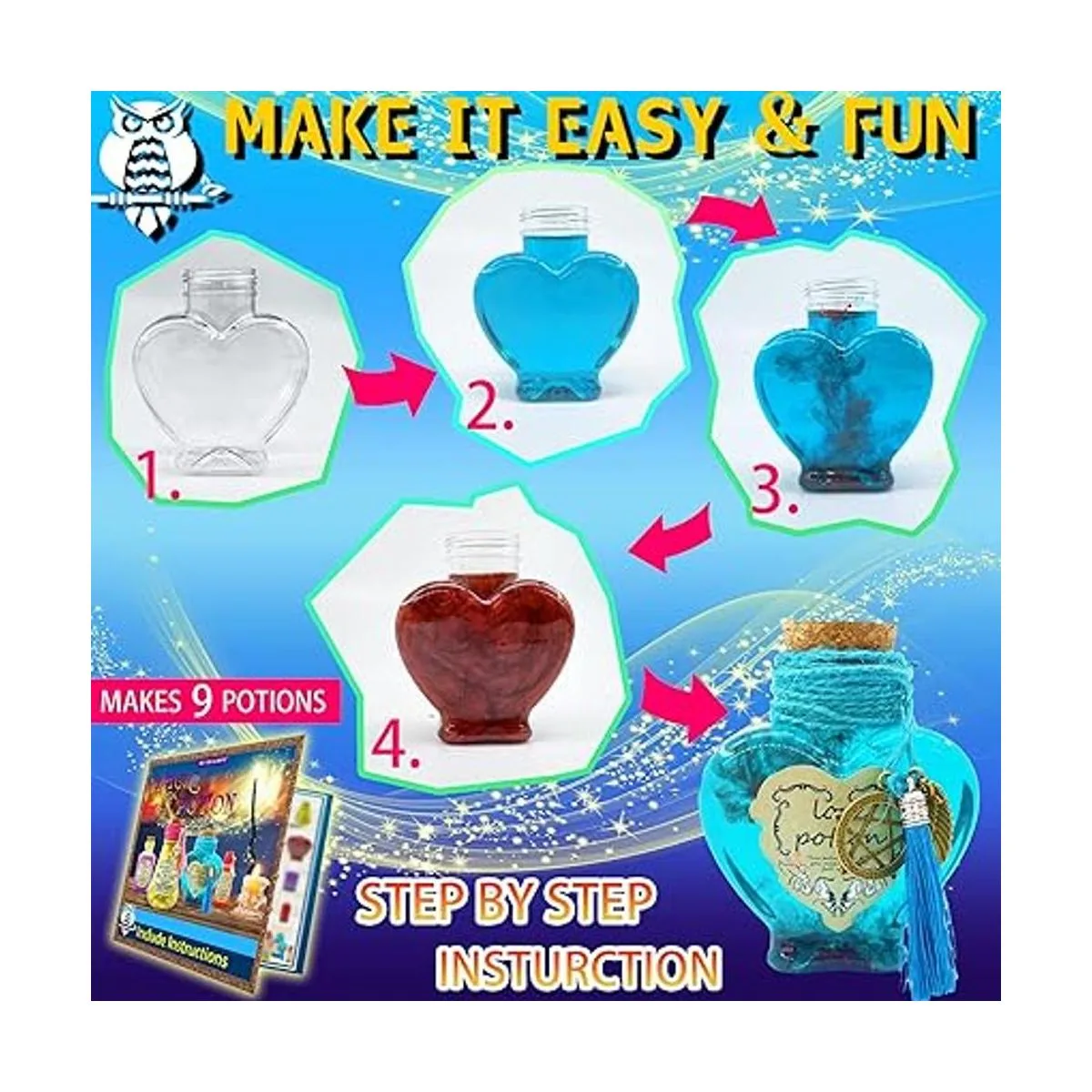 Haz tus propias pociones mágicas de hadas kit de_6