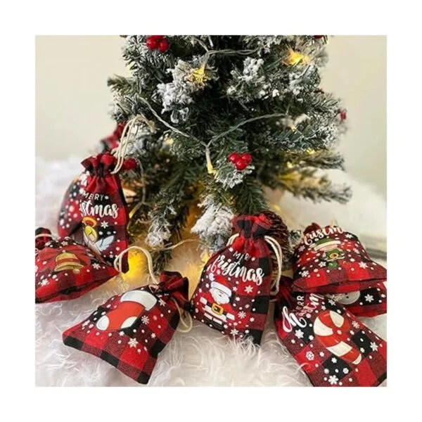 Paquete de 36 bolsas de regalo pequeñas de búfalo de_3