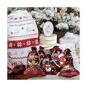 Paquete de 36 bolsas de regalo pequeñas de búfalo de_4