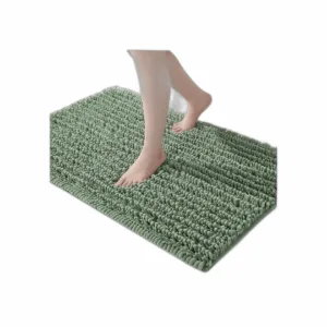 FLOLEOPA Alfombras de baño de microfibra de felpa suave_1