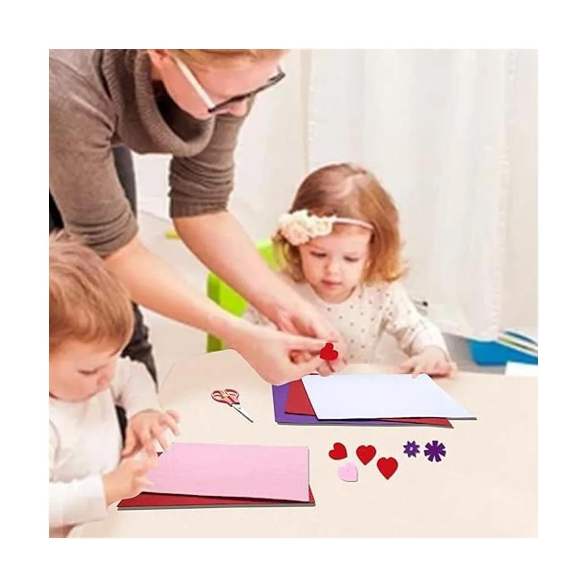 Hojas de fieltro autoadhesivas fieltro de 8 x 12 pulgadas_7