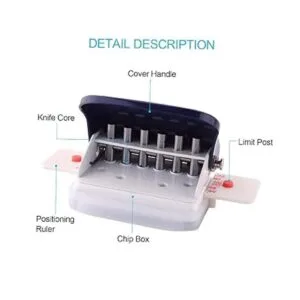 Leepesx Perforadora de papel de hojas sueltas para_3