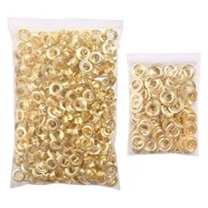 KING PIECES Kit de 1000 ojales dorados de 38 pulgadas_1