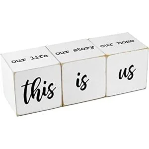 Decoración de madera de granja This is us Our Life Our_1