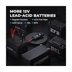 TOPDON BT20 Probador de batería de 12 V prueba de_6