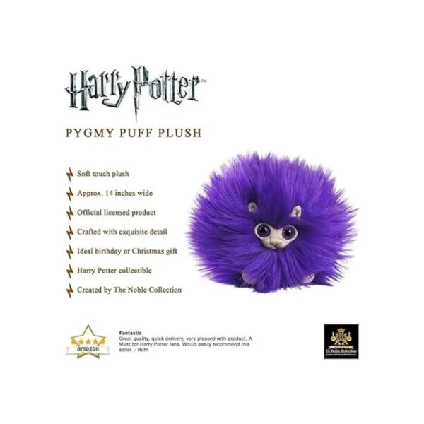 Harry Potter Coleccionista Pigmeo Puff Peluche Púrpura_3