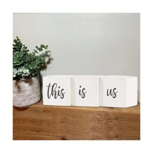 Decoración de madera de granja This is us Our Life Our_3