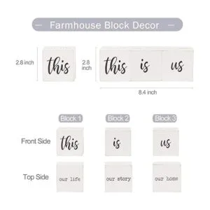 Decoración de madera de granja This is us Our Life Our_7
