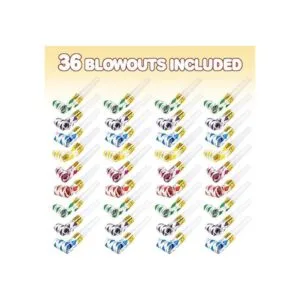 ArtCreativity Blow Outs Whistles Party Pack of 36 Musical_2