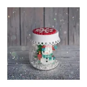 Perler Kit de cuentas fusionadas de Navidad sin agua para_5