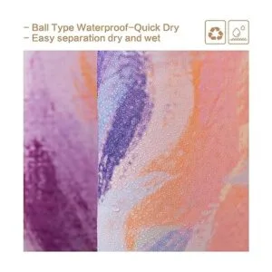 Cortina de ducha de árbol de pintura al óleo cortina de_7