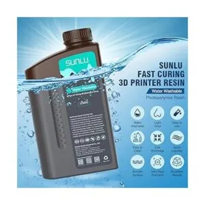 SUNLU Resina de impresora 3D lavable al agua resina 3D de_2