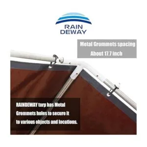 RAINDEWAY Lona súper resistente de 5 x 7 pies lona de_4