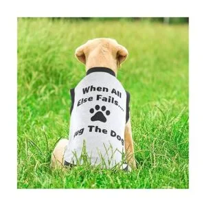 8 camisas para perros con estampado de mascotas con letras_6