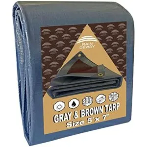 RAINDEWAY Lona súper resistente de 5 x 7 pies lona de_1