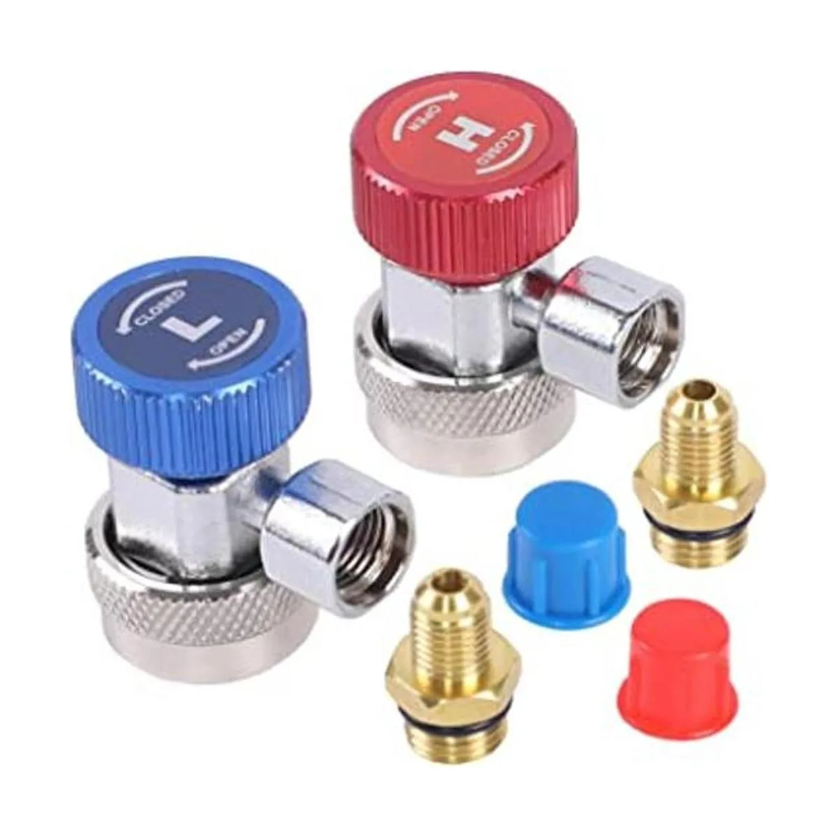 JIFETOR Kit de adaptador de acoplador rápido AC R134A_1