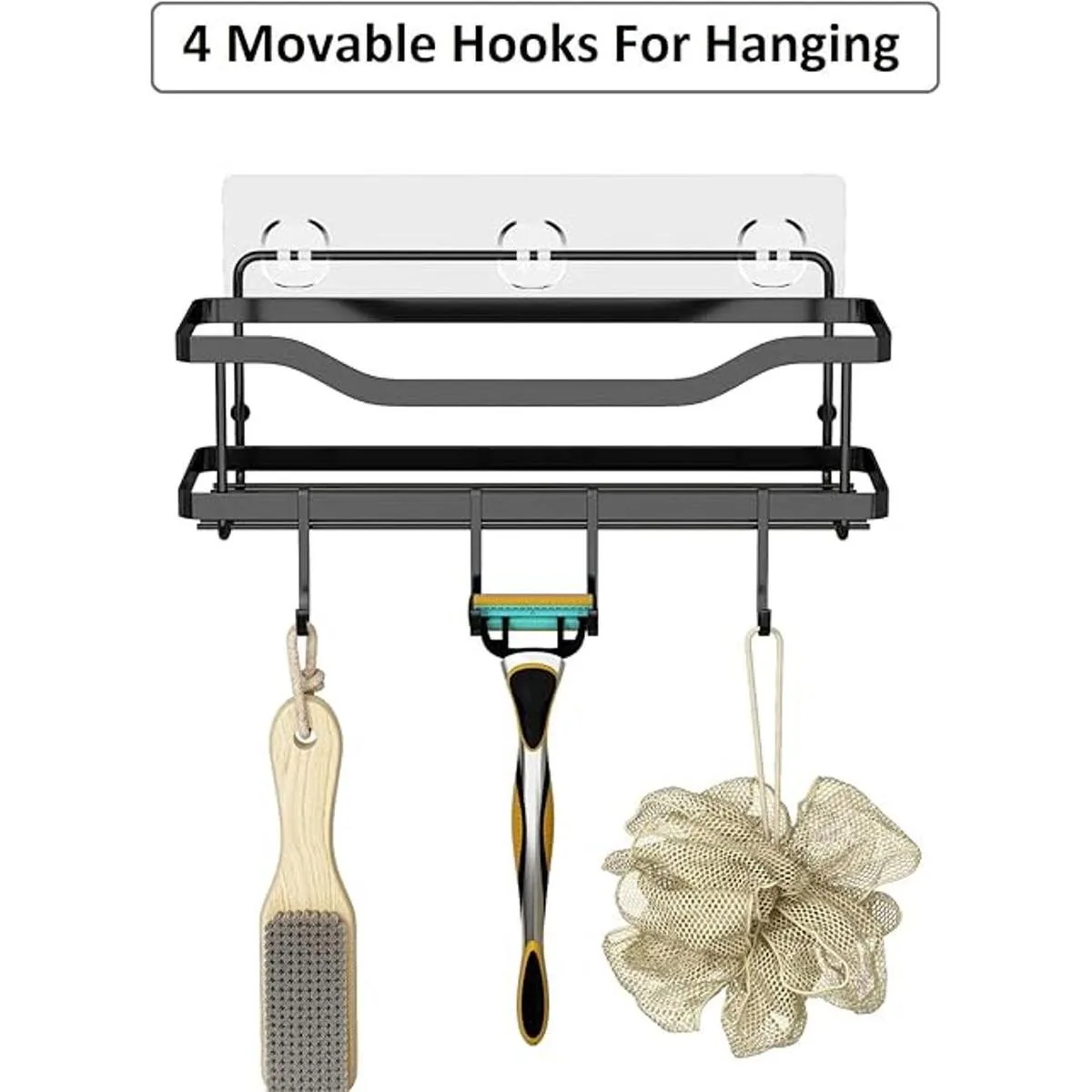 TESOT Organizador de ducha adhesivo organizador de ducha_5