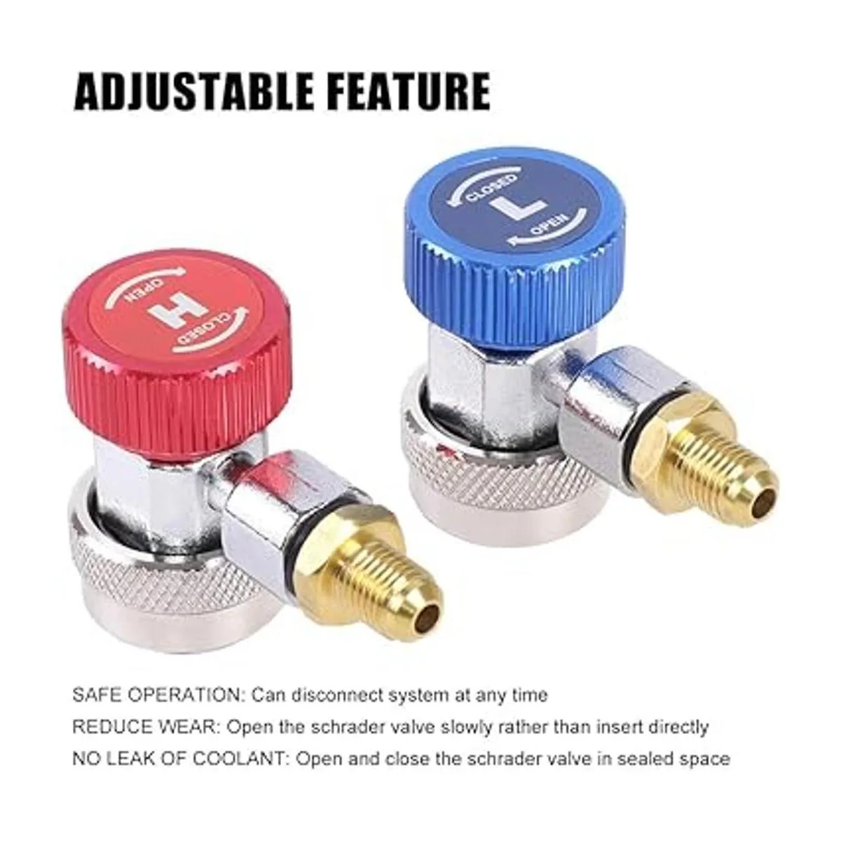 JIFETOR Kit de adaptador de acoplador rápido AC R134A_3