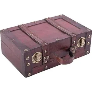 Vintiquewise TM. Caja decorativa pequeña con forma de_3