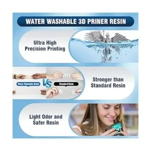 SUNLU Resina de impresora 3D lavable al agua resina 3D de_4