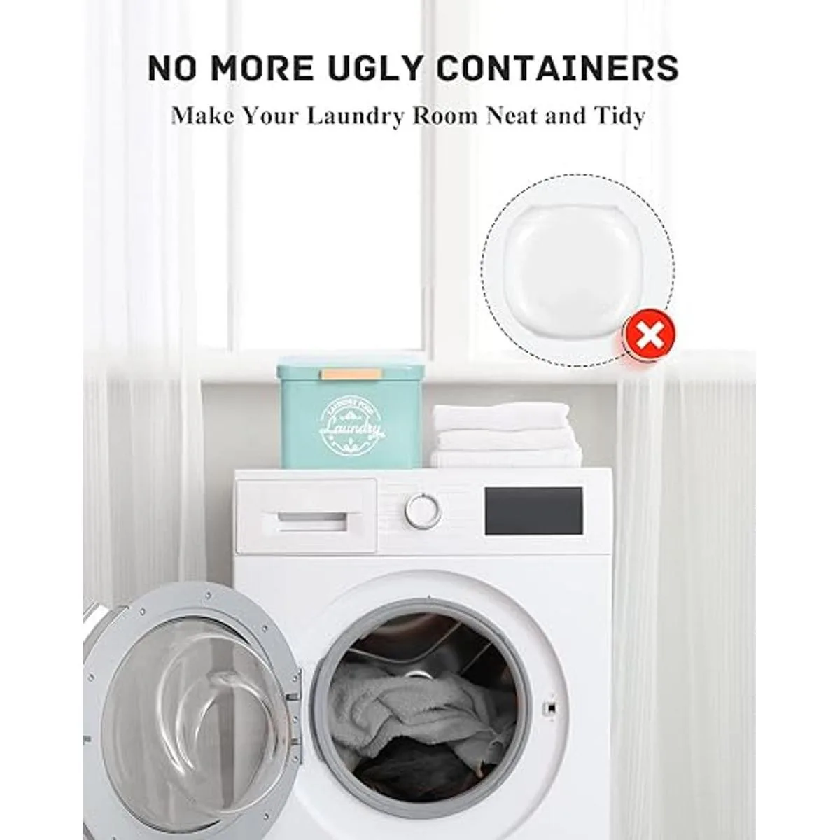 Contenedor de cápsulas de lavandería con tapa con_2