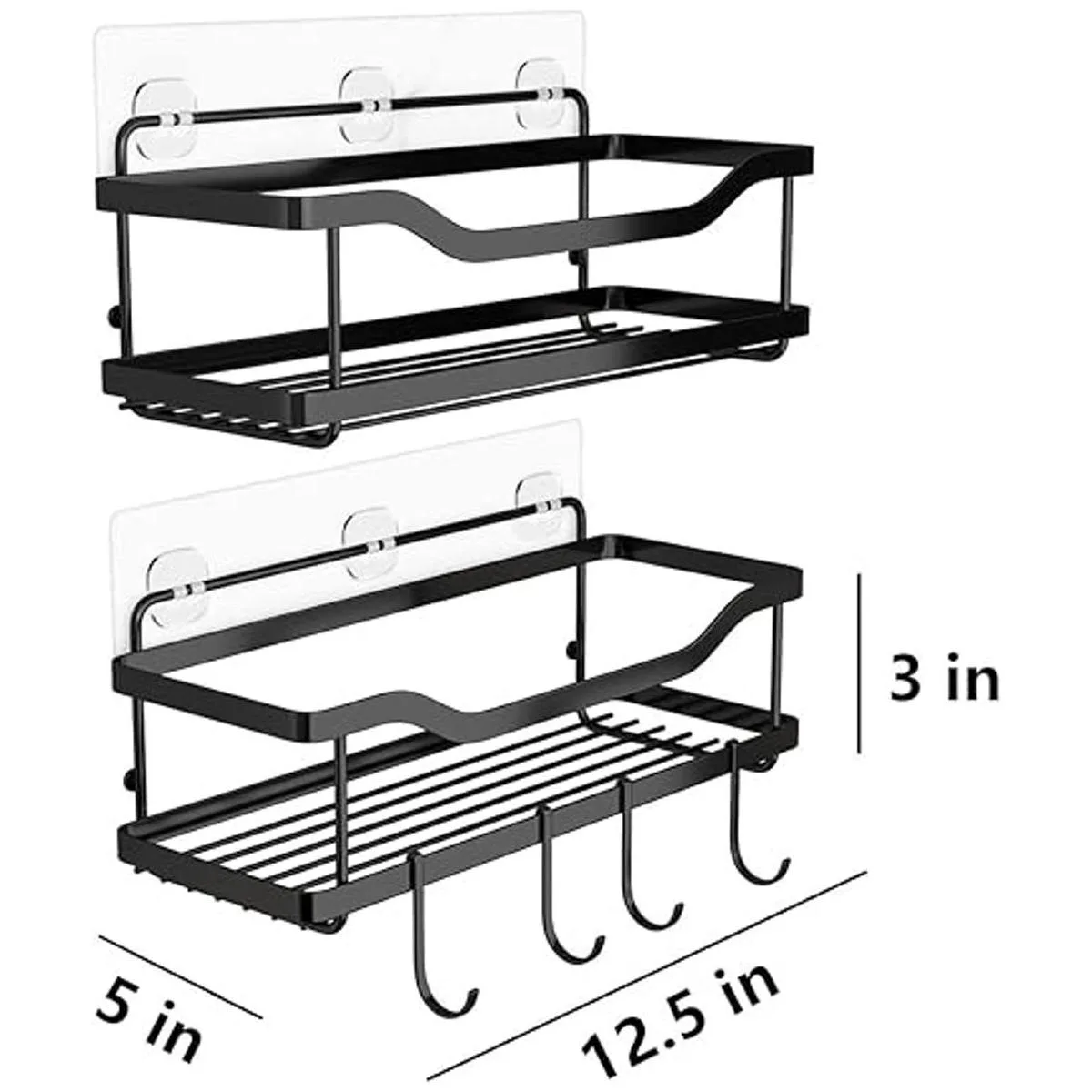 TESOT Organizador de ducha adhesivo organizador de ducha_4
