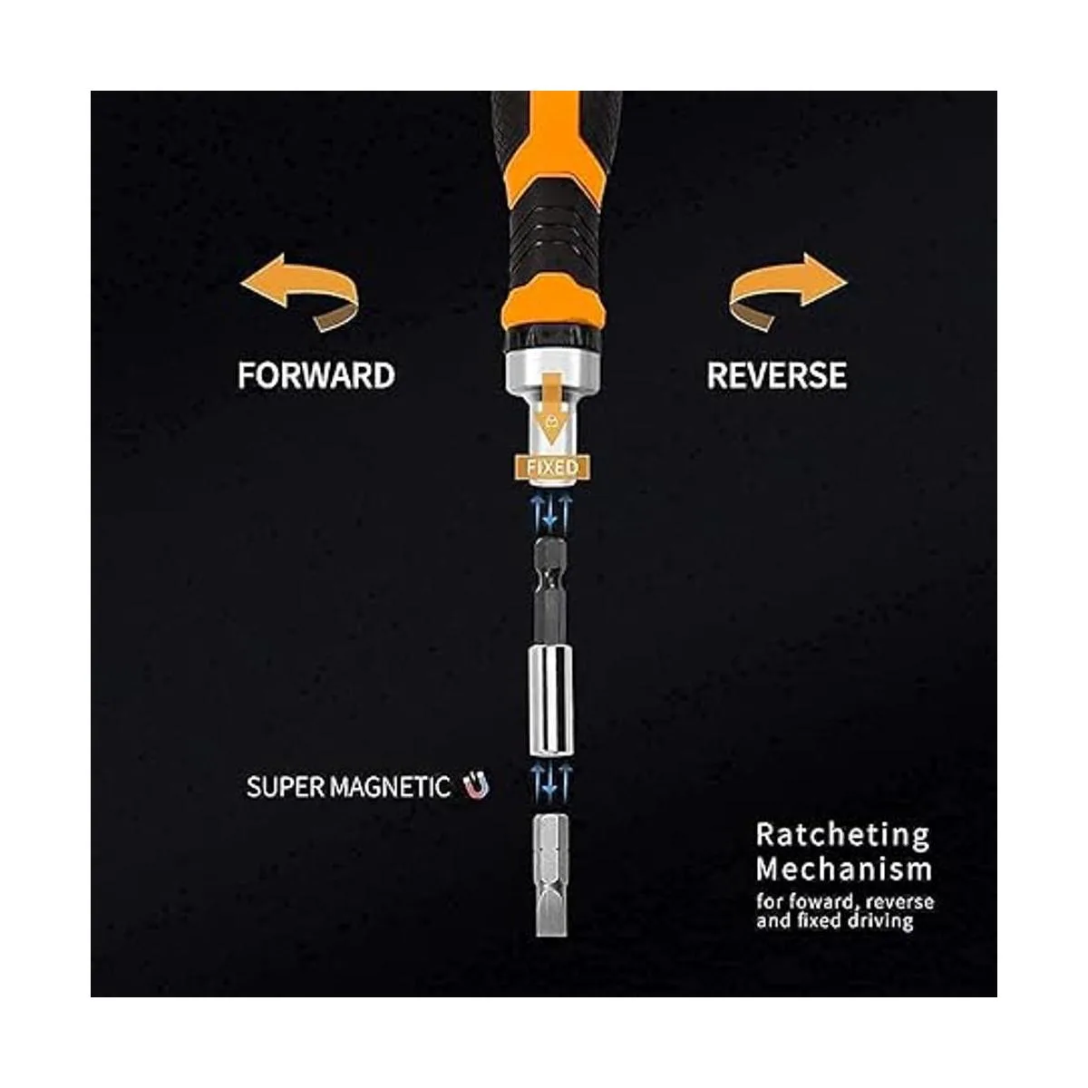 IRONCUBE Juego de puntas de destornillador de trinquete_3