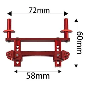 Vgoohobby Soportes de metal delantero y trasero para_5