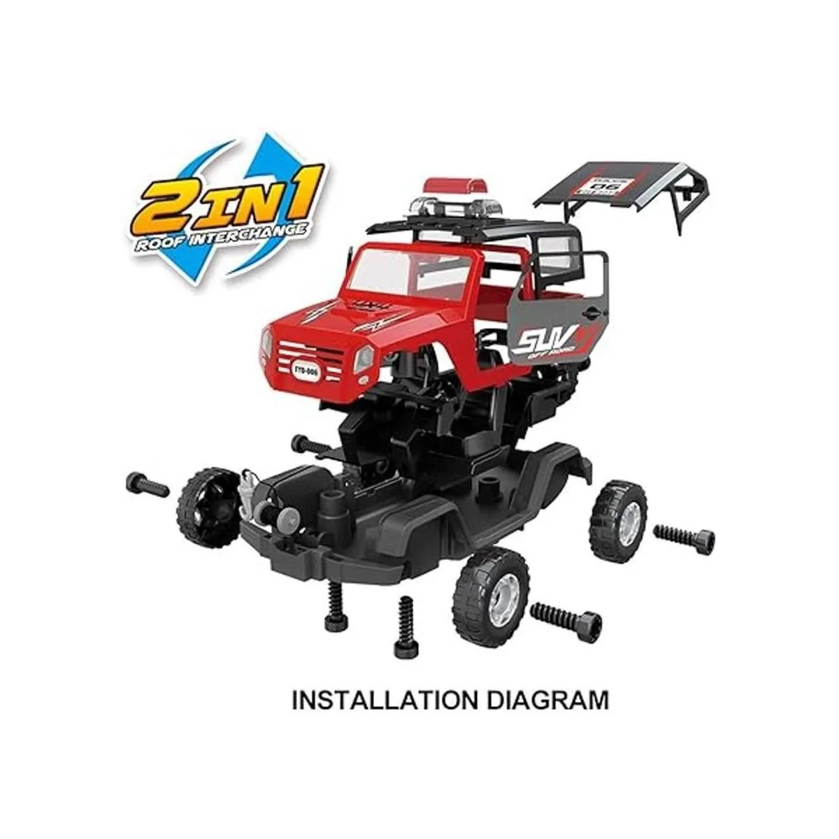 FYD Juego de ensamblaje de aprendizaje STEM para automóvil_5