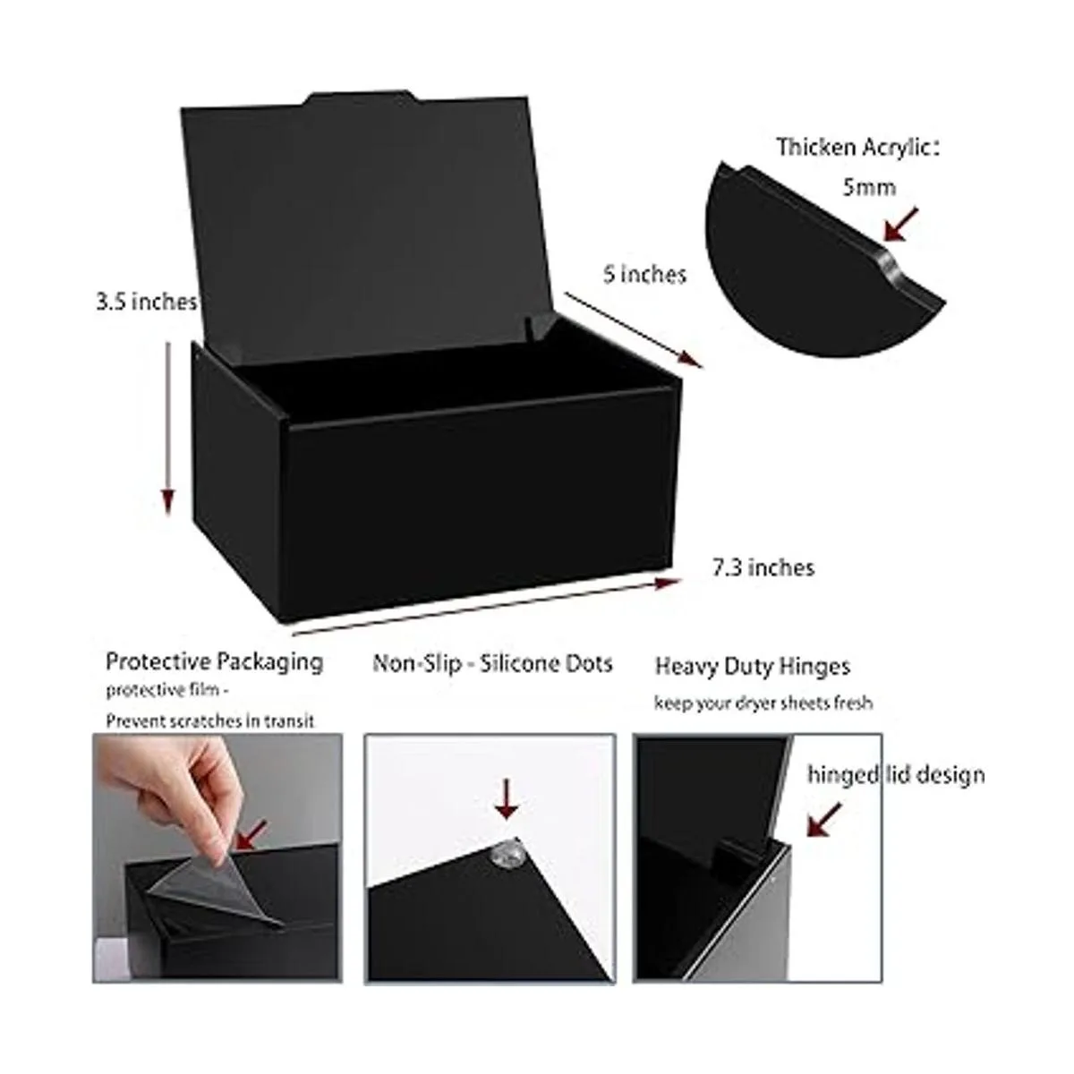 rejomiik Soporte para hojas de secadora dispensador de_3