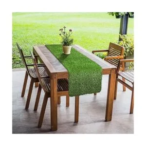 Ruisita Camino de mesa de césped artificial de 12 x 108_6