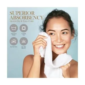 Paquete de 12 paños de algodón de lujo blancos Toallas_6