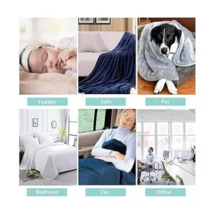 Perinsto Bonita manta de goma ultra suave y cálida para_6