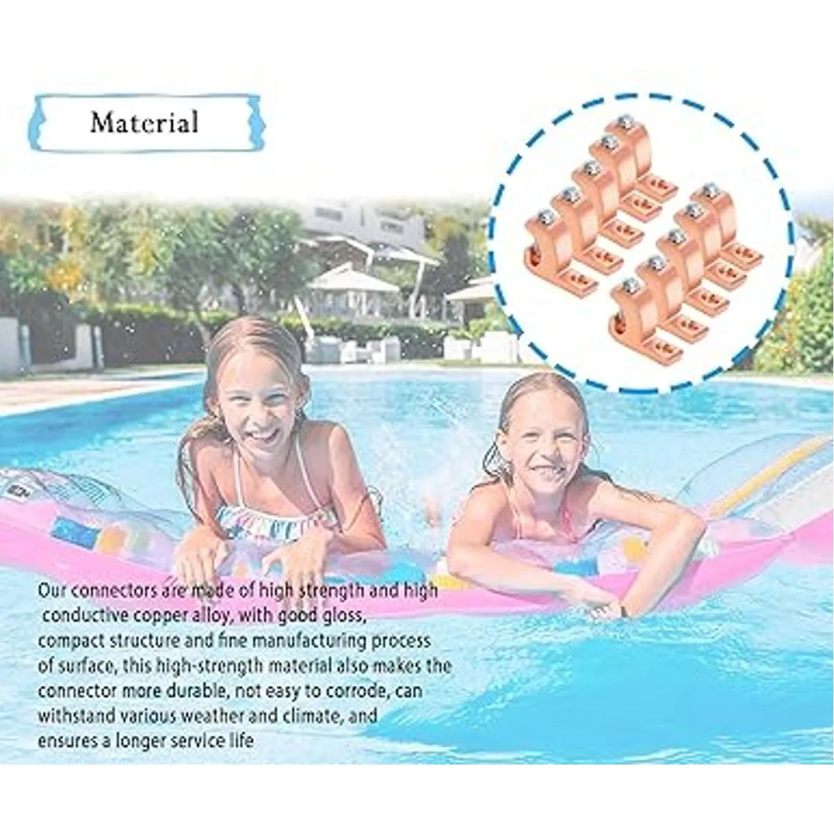 Lay in Connector Pool Bonding Lug with High Conductivity_6