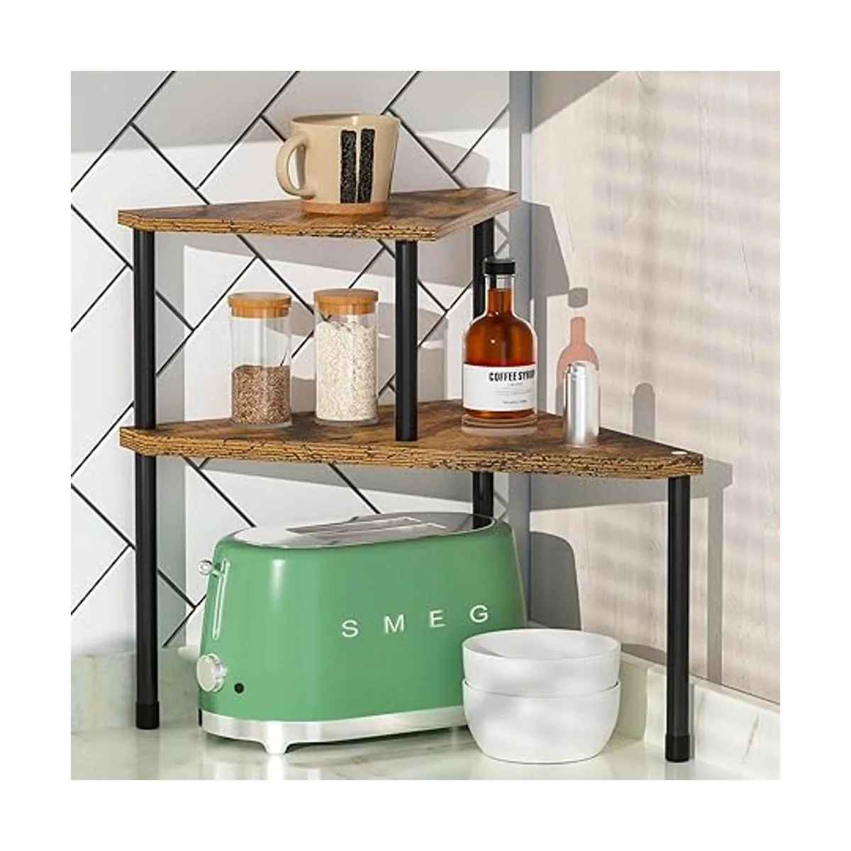 Organizador de encimera de cocina estante esquinero_4