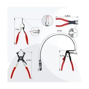 JANNO Juego de 3 alicates de abrazadera de manguera kit_2