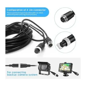 EKYLIN Cable de extensión de video de coche de 65 pies y_5