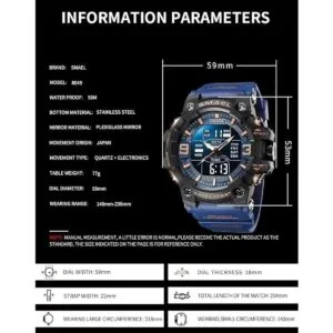 SMAEL Relojes militares para hombre reloj digital para_6