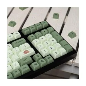 Teclas PBT de 126 teclas teclas verdes matcha de tinte_4