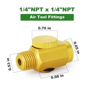 TAISHER 5 piezas de latón para compresor de aire_4