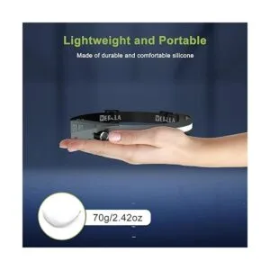 Linterna frontal LED paquete de 2 faros recargables de_6