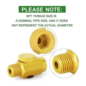 TAISHER 5 piezas de latón para compresor de aire_3